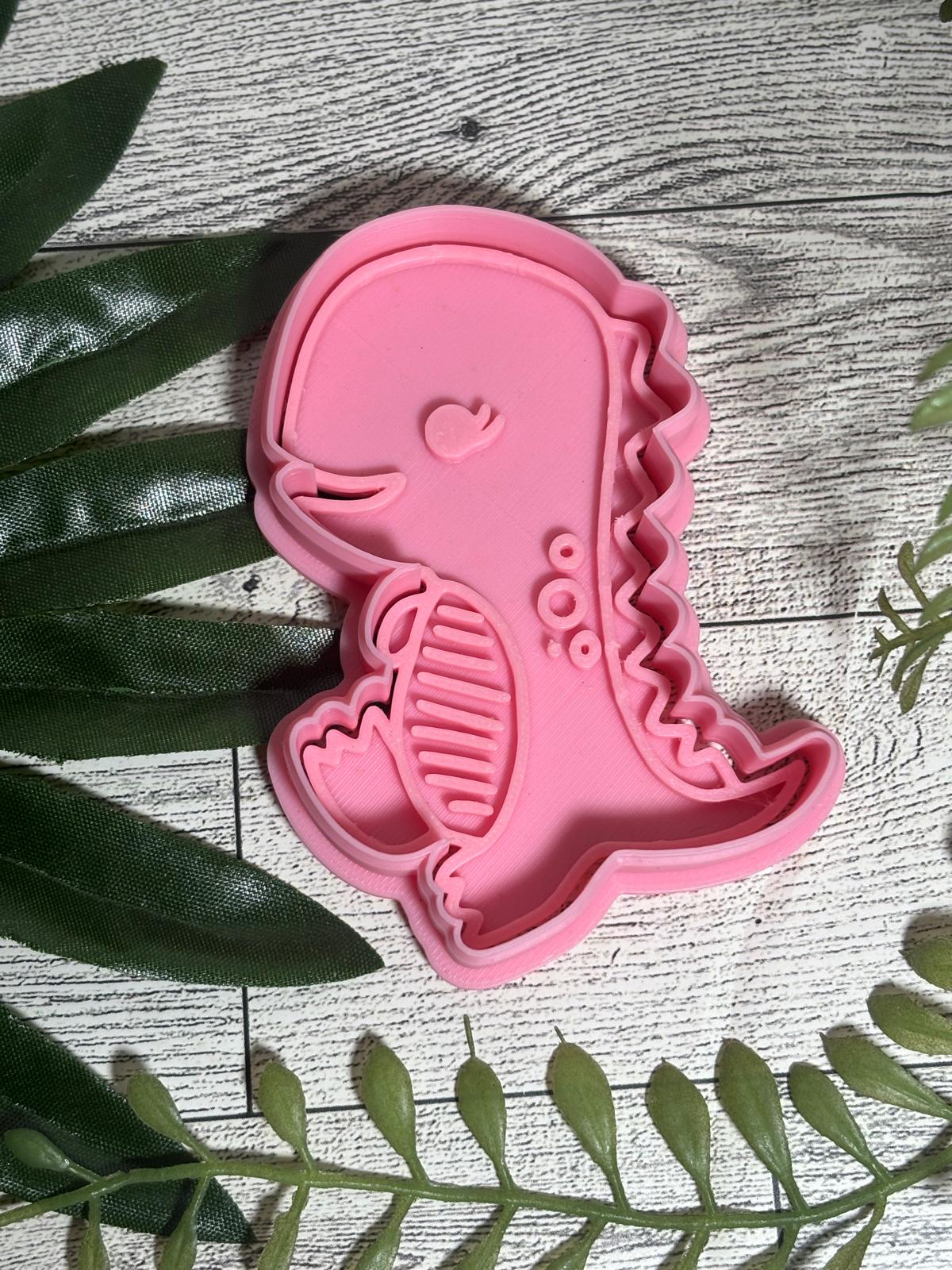 Baby Dino 3D, un cortador / ponchador impreso en 3D -03