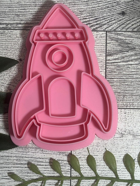 Cohete 3D – diseño moderno y preciso