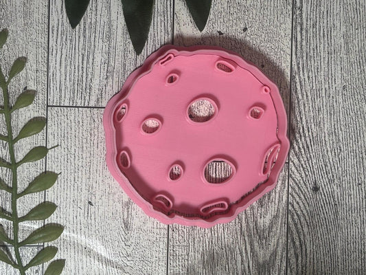Luna 3D – diseño con cráteres espaciales